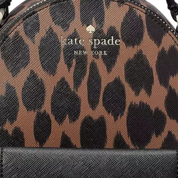 Kate Spade Shcuyler Mini Backpack Leopard / Cheetah Print - Picture 3 of 9